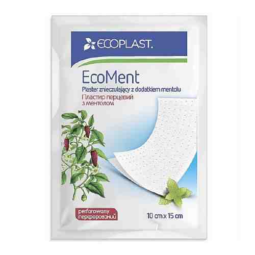 Пластырь перцовый с ментолом EcoMent Ecoplast 10см x 15см арт. 1429520