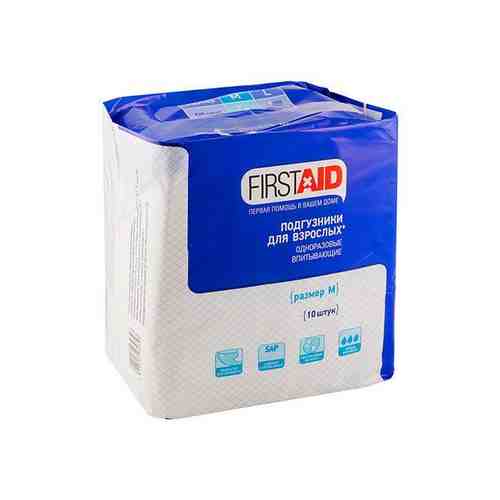 Подгузники еврон форм д/взрослых First Aid/Ферстэйд р.M №10 арт. 1369650