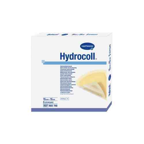 Повязки гидроколлоидные самофиксирующиеся стерильные Hydrocoll/Гидроколл 15 х 15см 5шт арт. 1685514