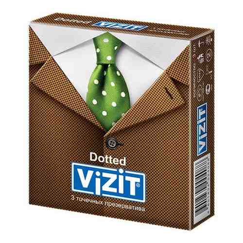 Презервативы точечные Dotted Vizit/Визит 3шт арт. 900168
