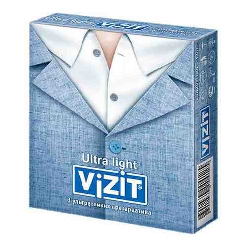 Презервативы ультратонкие Ultra Light Vizit/Визит 3шт арт. 495775