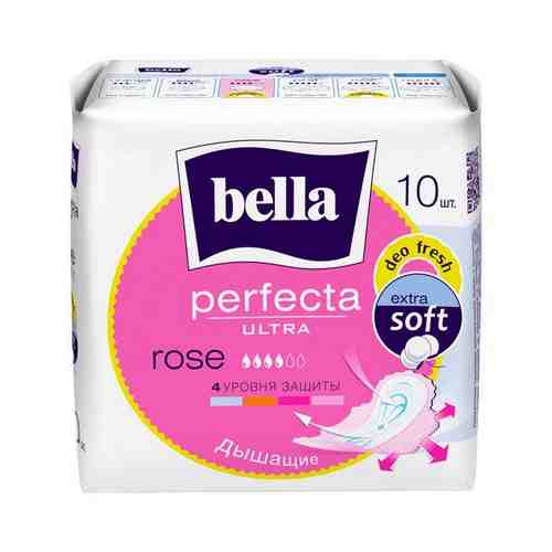 Прокладки женские гигиенические супертонкие Perfecta Ultra Rose Deo Fresh Bella/Белла 10 шт. арт. 1051895